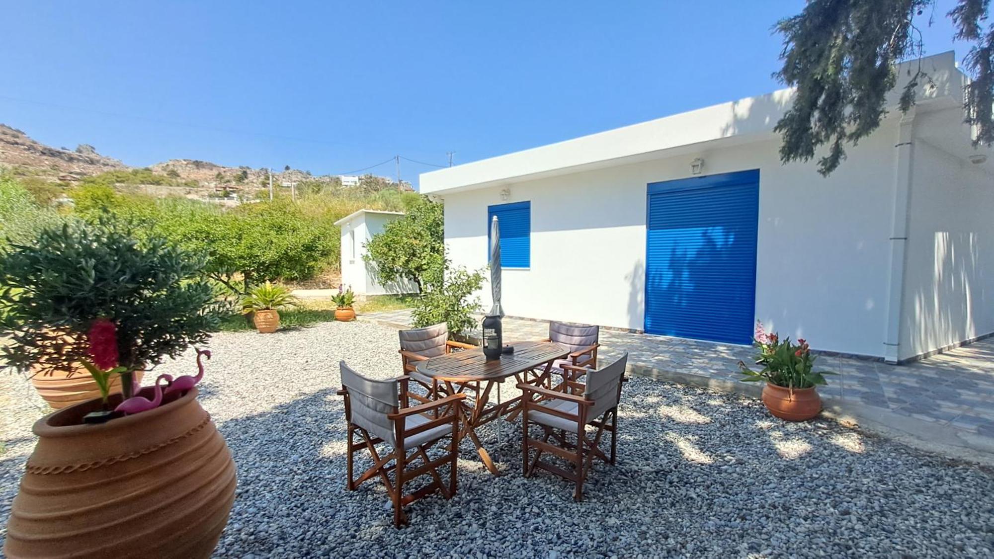 Deja Blue Villa Archangelos  Bagian luar foto
